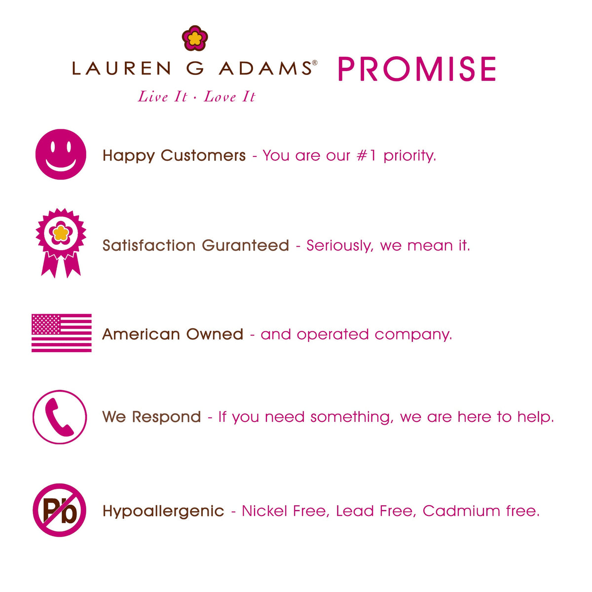 Lucky Hamsa Necklace by Lauren G Adams - long necklace, pink promo banner on Tampa Home & Garden Store