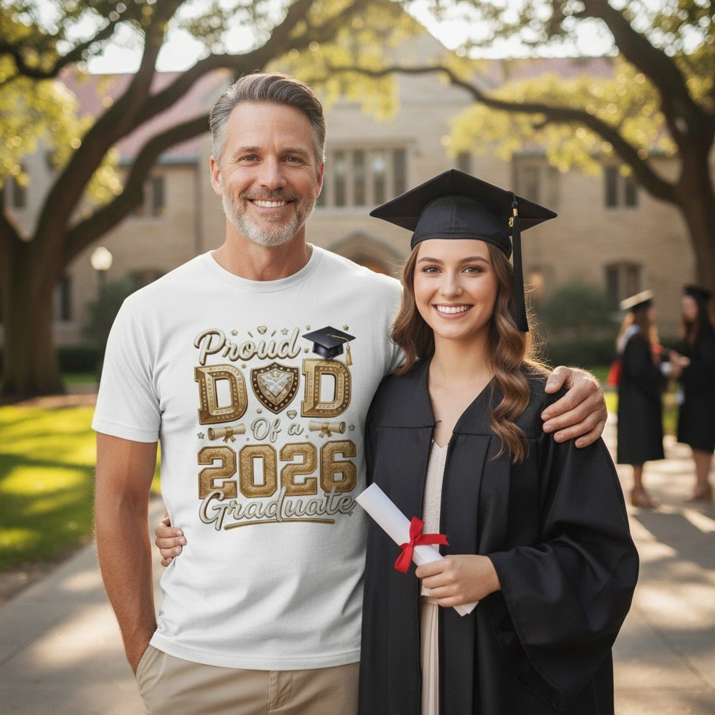 Proud Dad of a 2026 Graduate Cotton Shirt