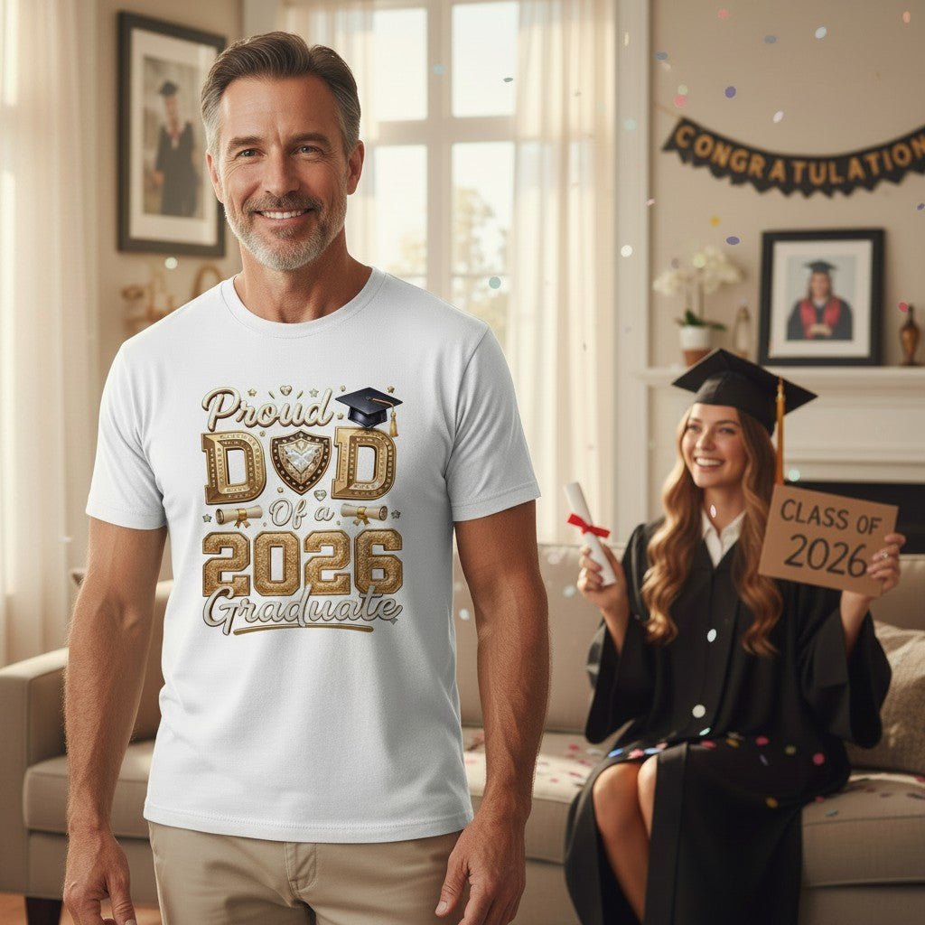 Proud Dad of a 2026 Graduate Cotton Shirt