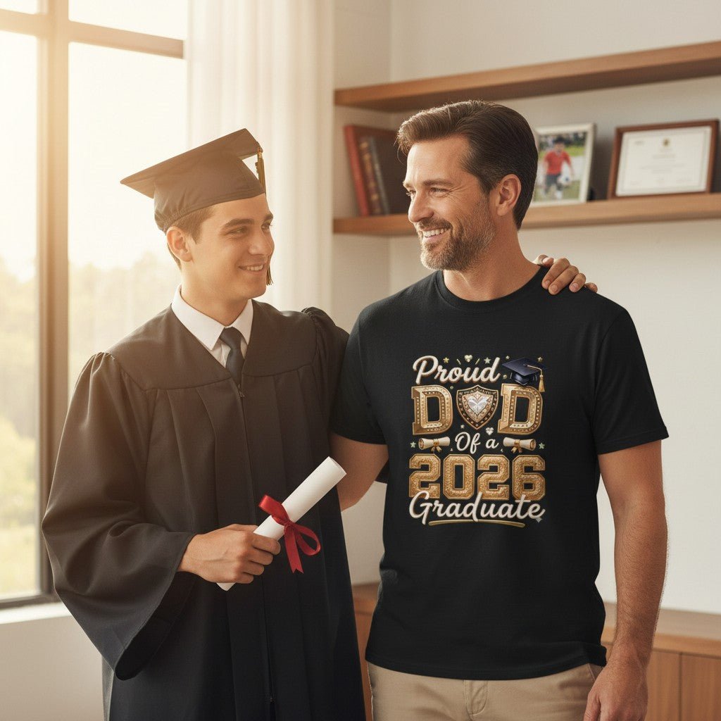 Proud Dad of a 2026 Graduate Cotton Shirt