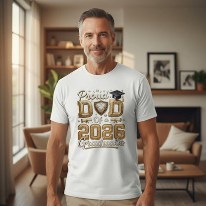 Proud Dad of a 2026 Graduate Cotton Shirt