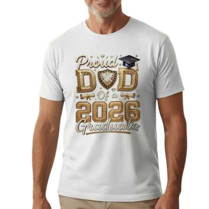Proud Dad of a 2026 Graduate Cotton Shirt