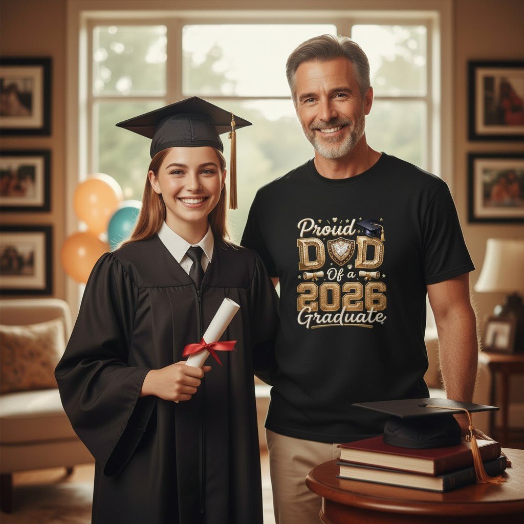 Proud Dad of a 2026 Graduate Cotton Shirt