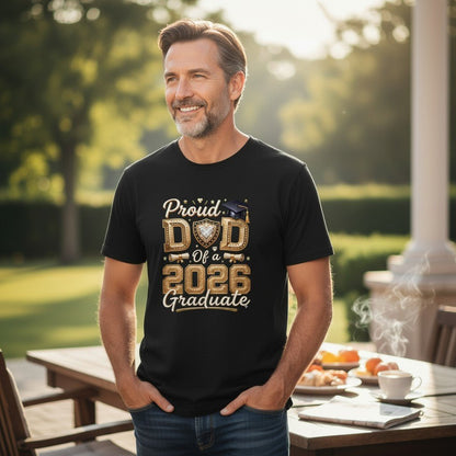 Proud Dad of a 2026 Graduate Cotton Shirt