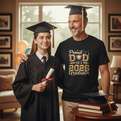 Proud Dad of a 2026 Graduate Cotton Shirt