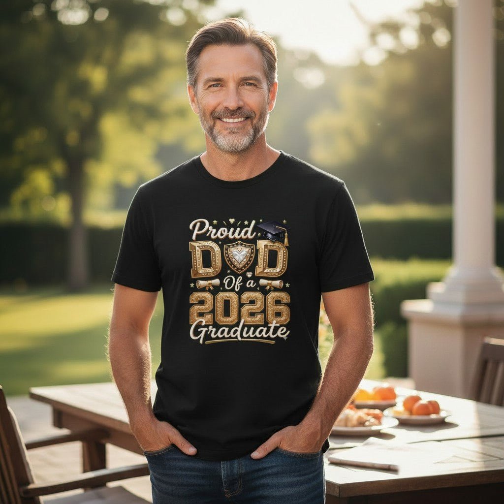 Proud Dad of a 2026 Graduate Cotton Shirt