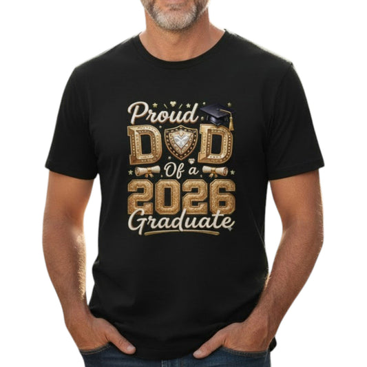 Proud Dad of a 2026 Graduate Cotton Shirt