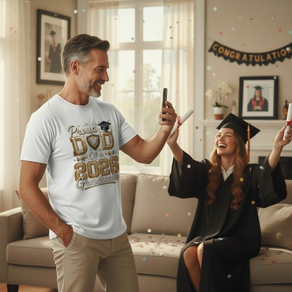 Proud Dad of a 2026 Graduate Cotton Shirt