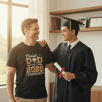 Proud Dad of a 2026 Graduate Cotton Shirt