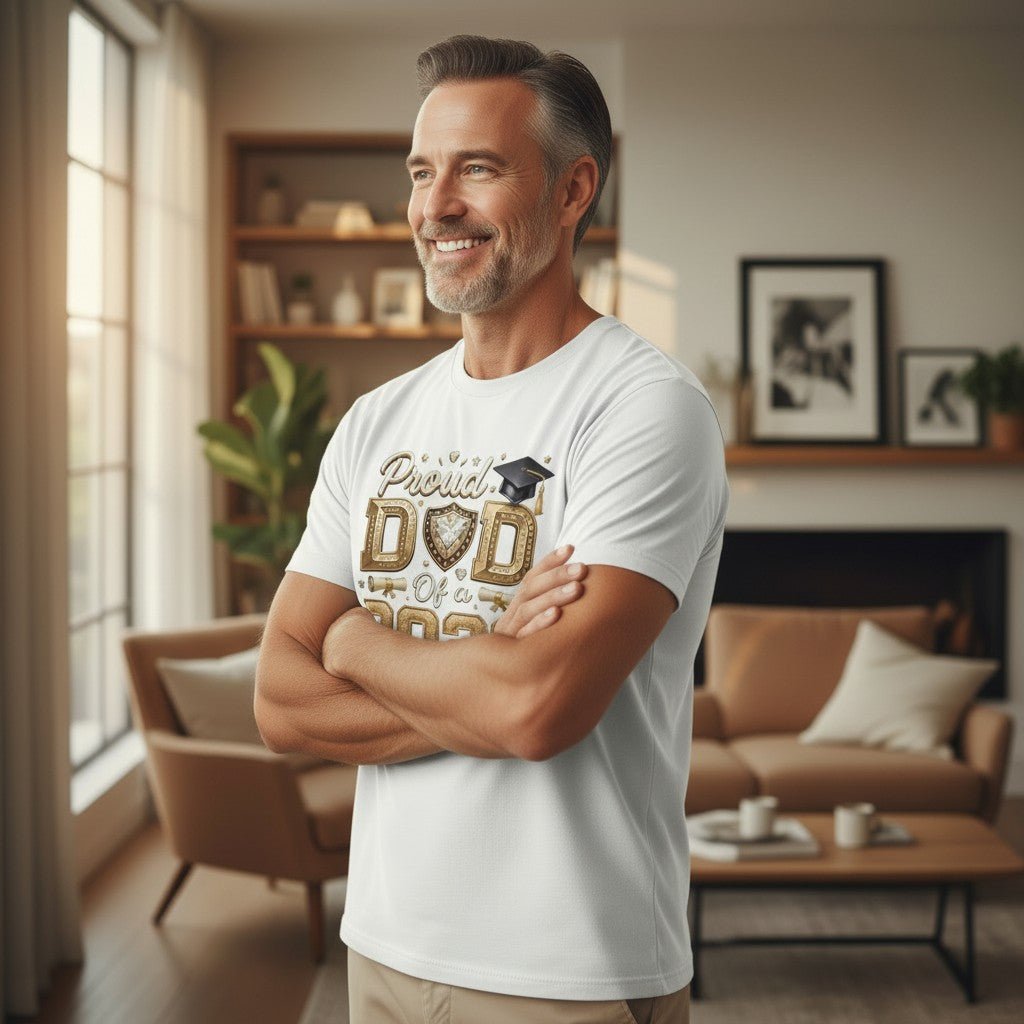 Proud Dad of a 2026 Graduate Cotton Shirt