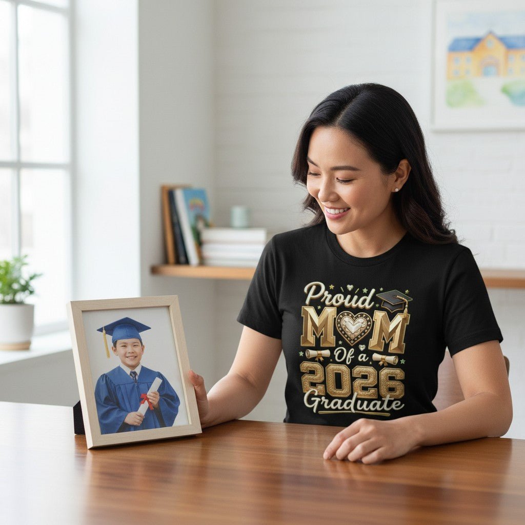 Proud Mom and the 2026 Graduate Cotton Tee