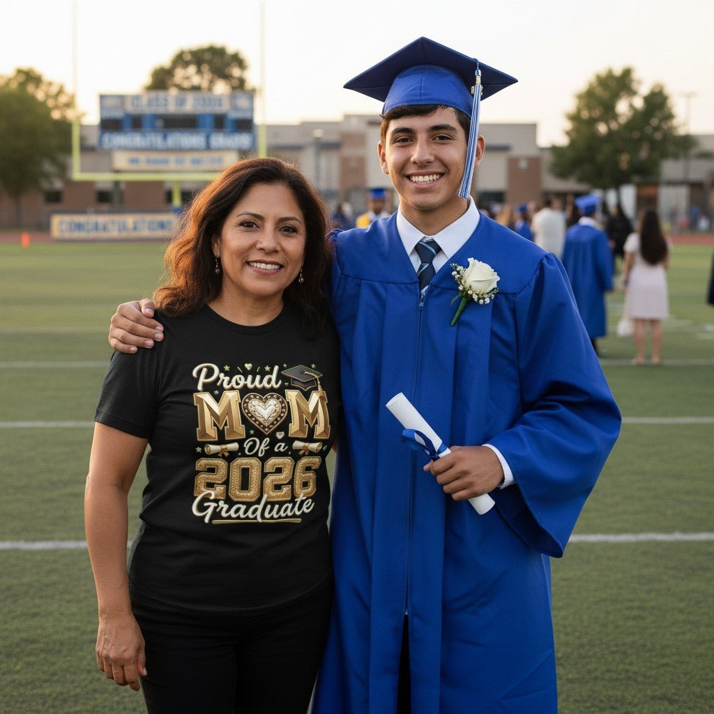 Proud Mom and the 2026 Graduate Cotton Tee