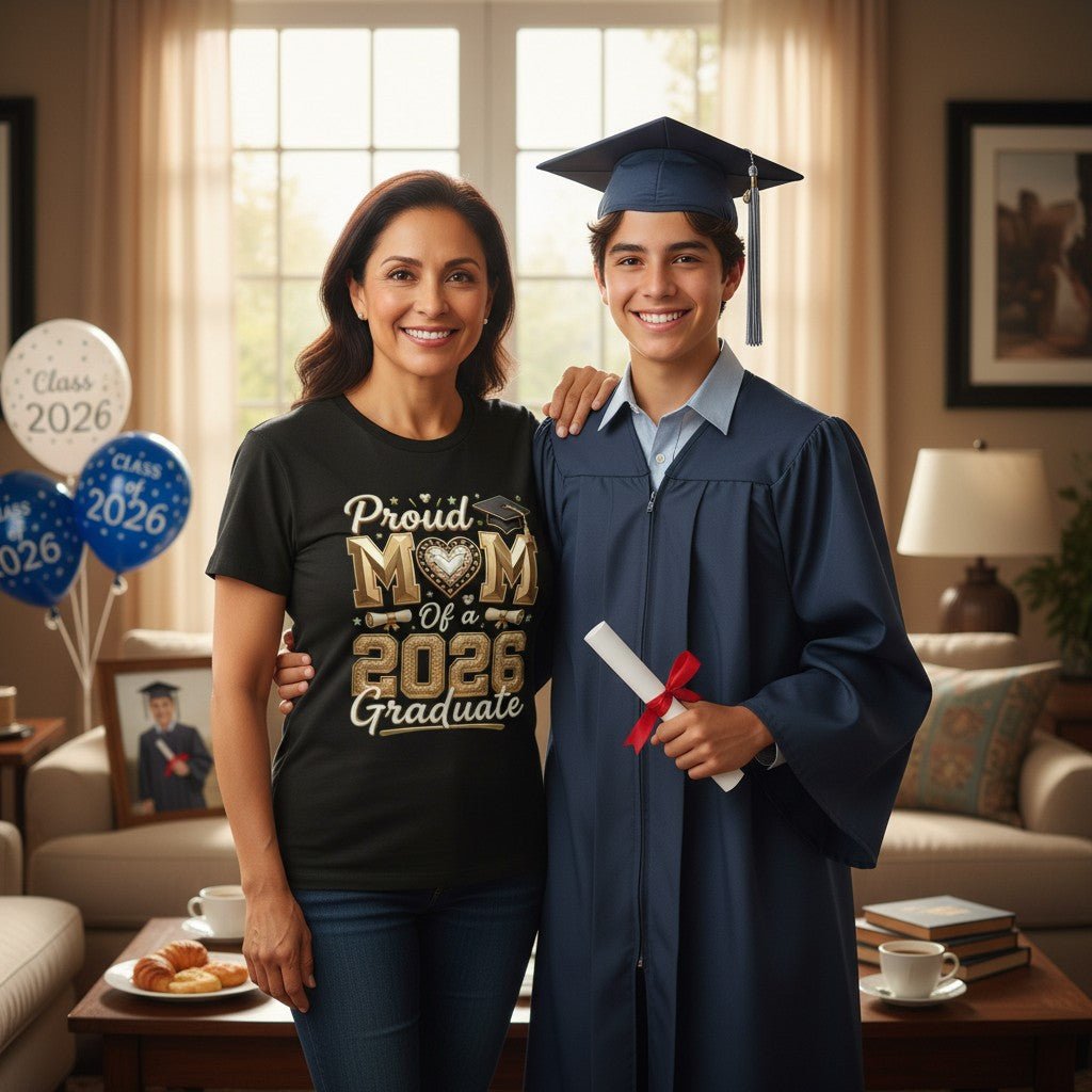 Proud Mom and the 2026 Graduate Cotton Tee