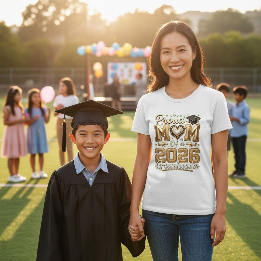 Proud Mom and the 2026 Graduate Cotton Tee
