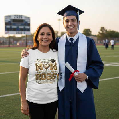 Proud Mom and the 2026 Graduate Cotton Tee