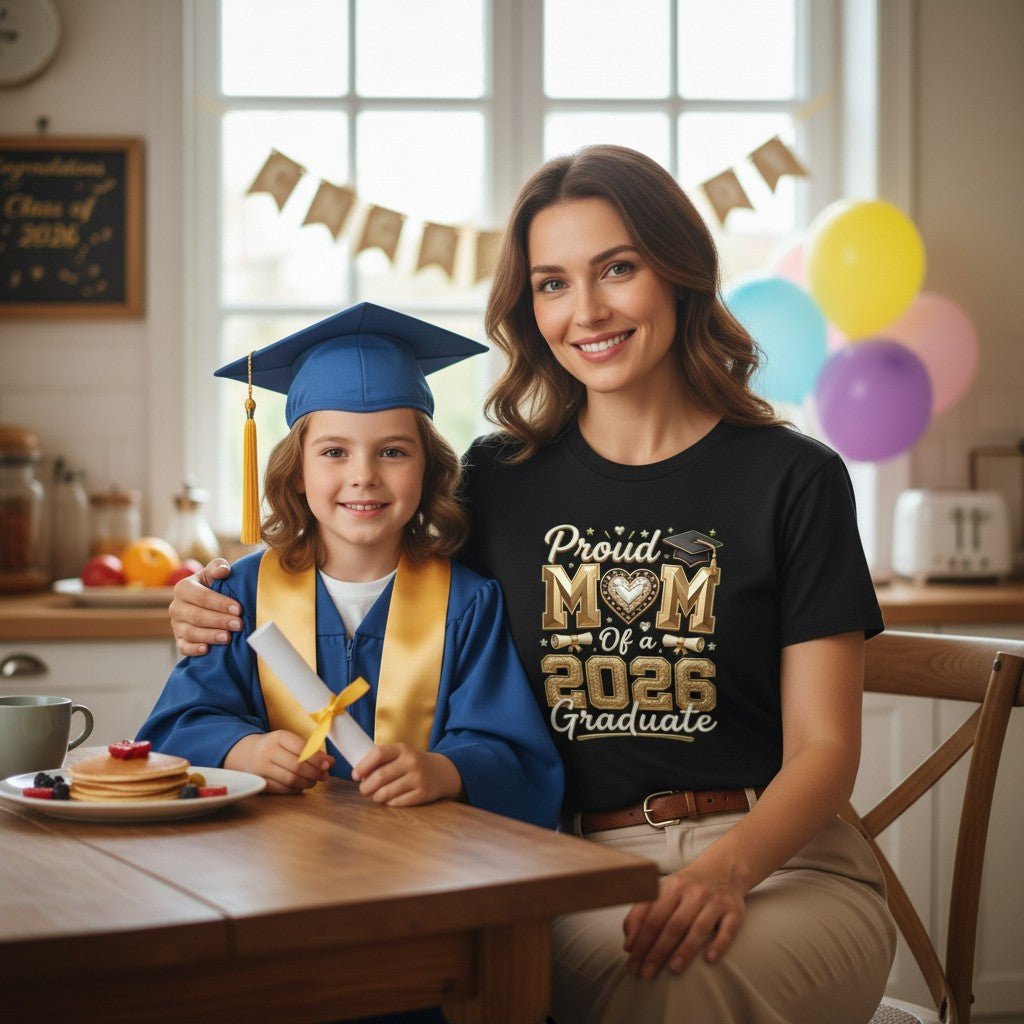 Proud Mom and the 2026 Graduate Cotton Tee
