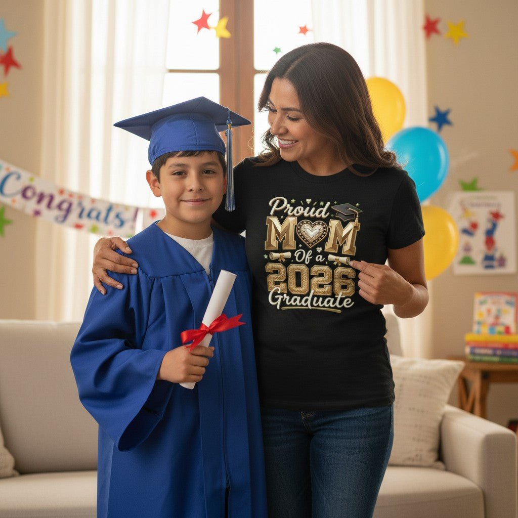 Proud Mom and the 2026 Graduate Cotton Tee