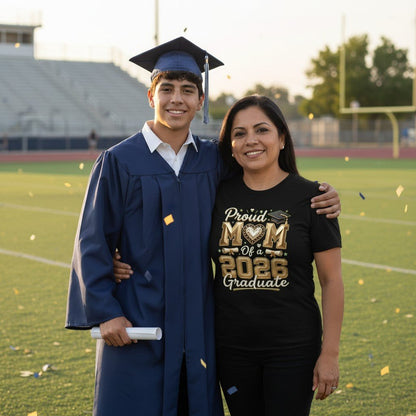 Proud Mom and the 2026 Graduate Cotton Tee
