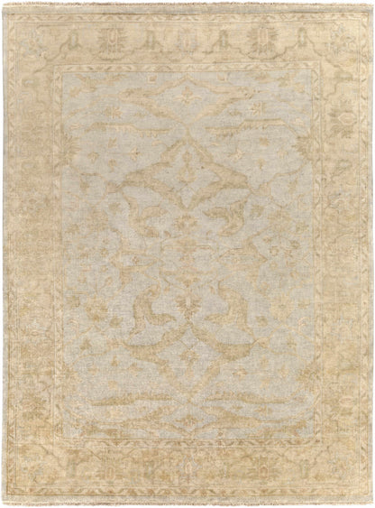 Perrysville Area Rug by Boutique Rugs in neutral beige with faded medallion pattern on Tampa Home & Garden Store