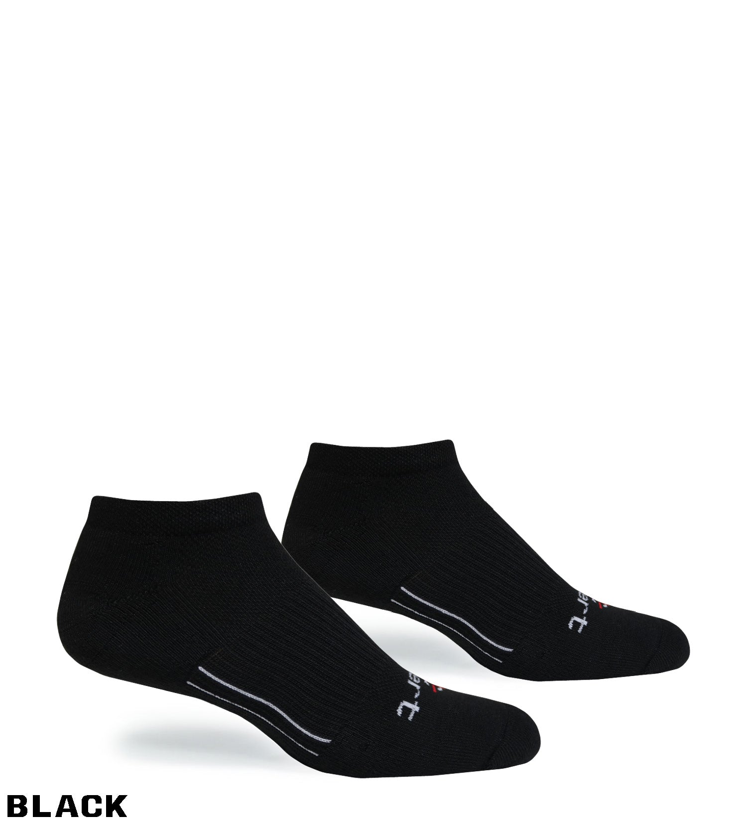 PT Lo-Cut Cushioned Running Socks, pair of black low-cut athletic socks by Covert Threads on Tampa Home & Garden Store