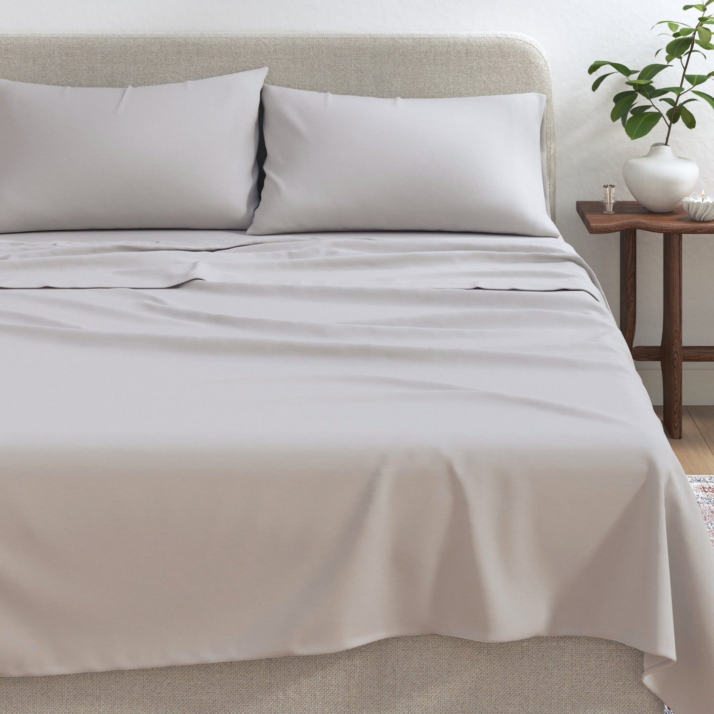 Breathable Viscose from Bamboo and Cotton Sheets