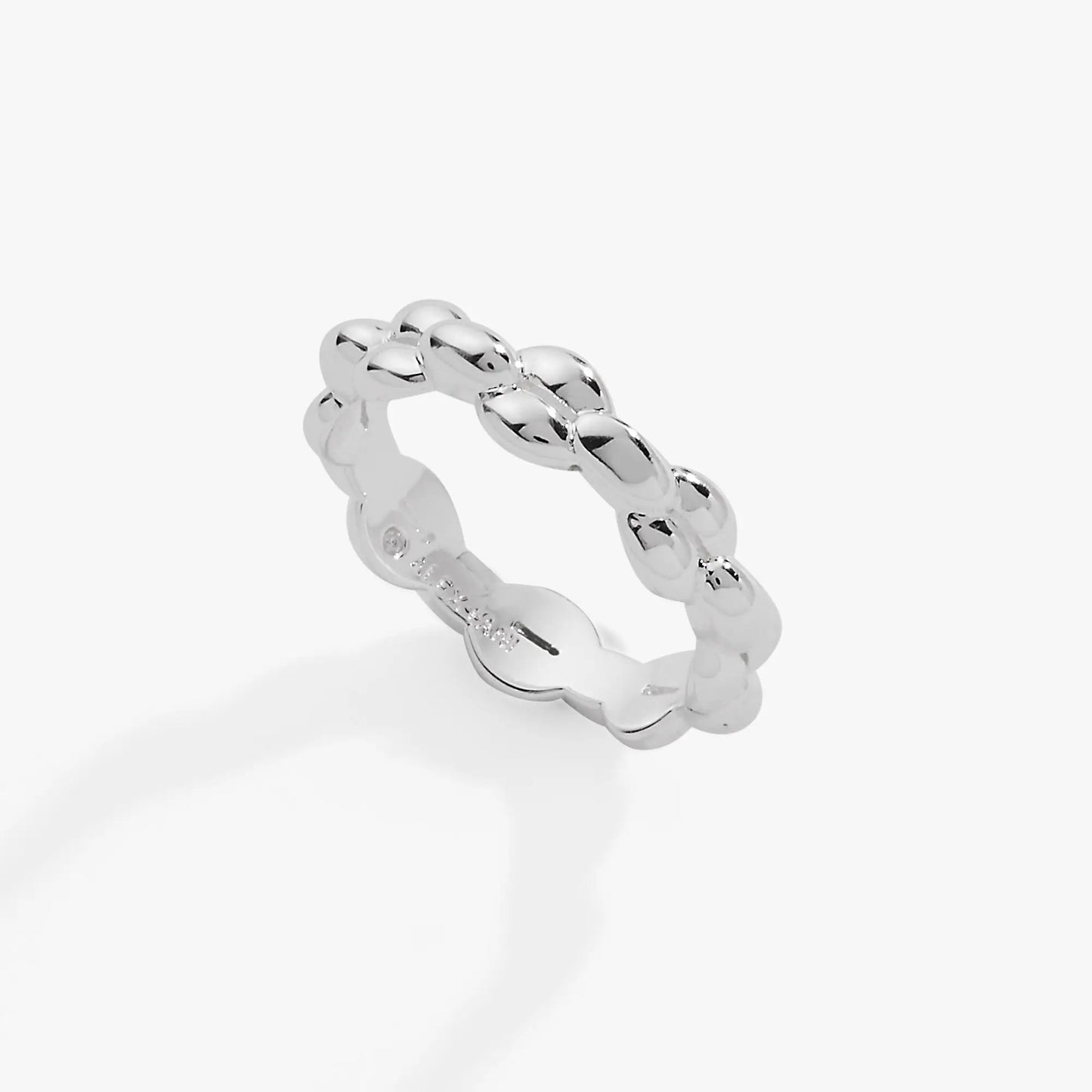 Puffy Rope Chain Ring silver-tone by ALEX AND ANI on Tampa Home & Garden Store