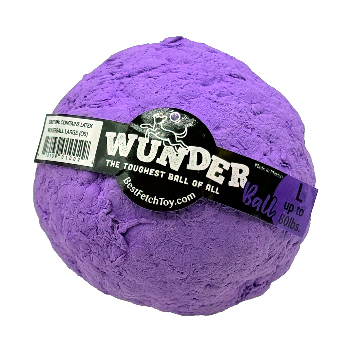 WUNDERball Fetch Toy Natural Rubber Ball For Dogs