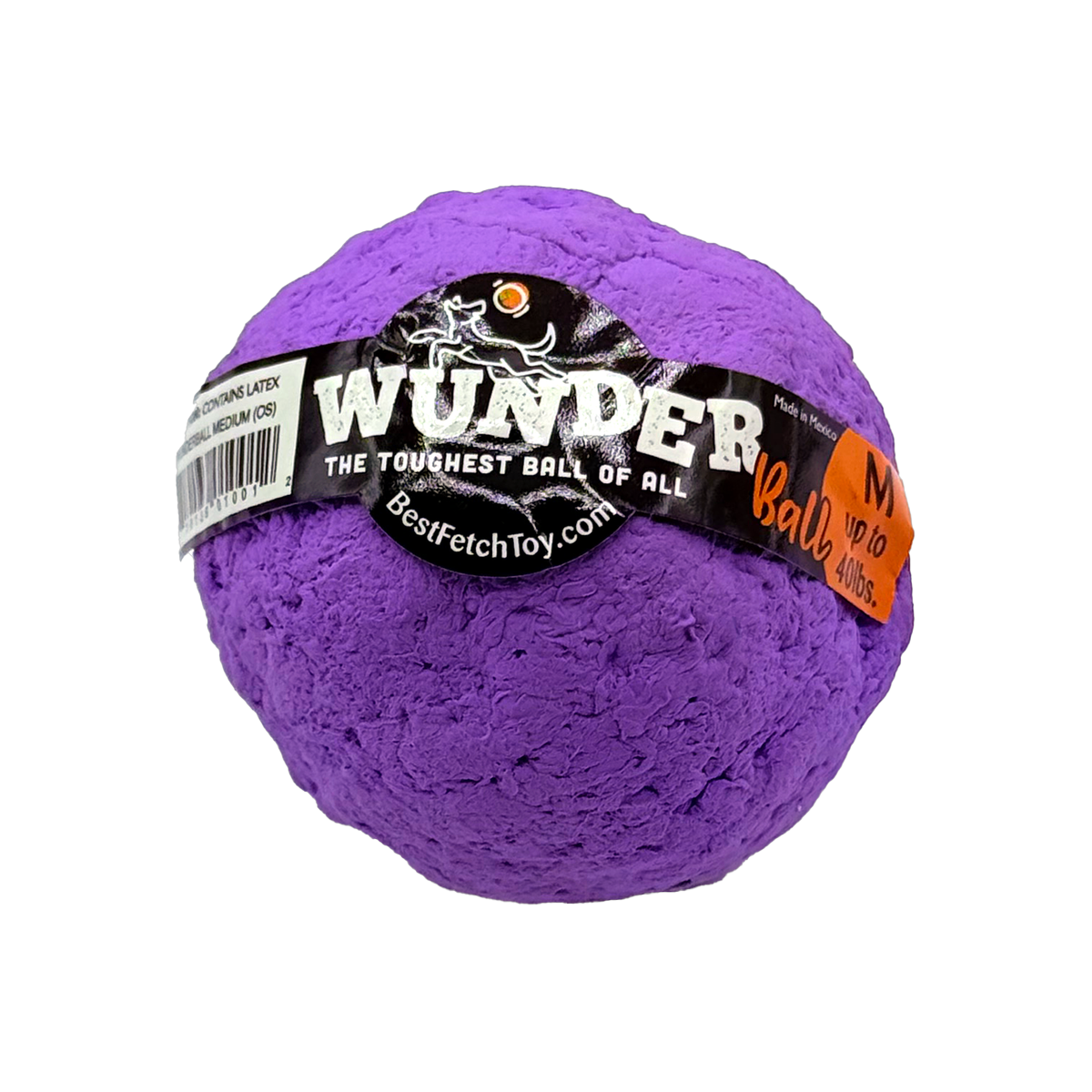 WUNDERball Fetch Toy Natural Rubber Ball For Dogs
