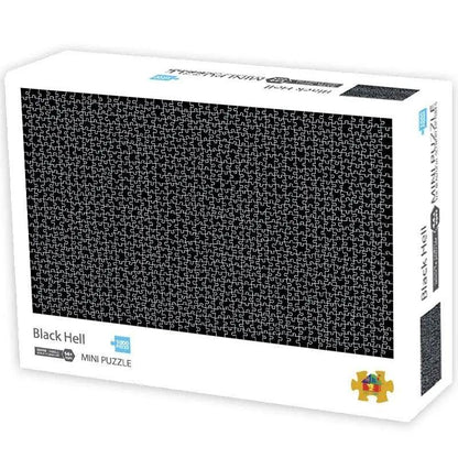Stevvex Black Hell 1000-piece mini landscape puzzle box on Tampa Home & Garden Store