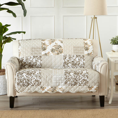 Reversible Floral Patchwork Furniture Cover
