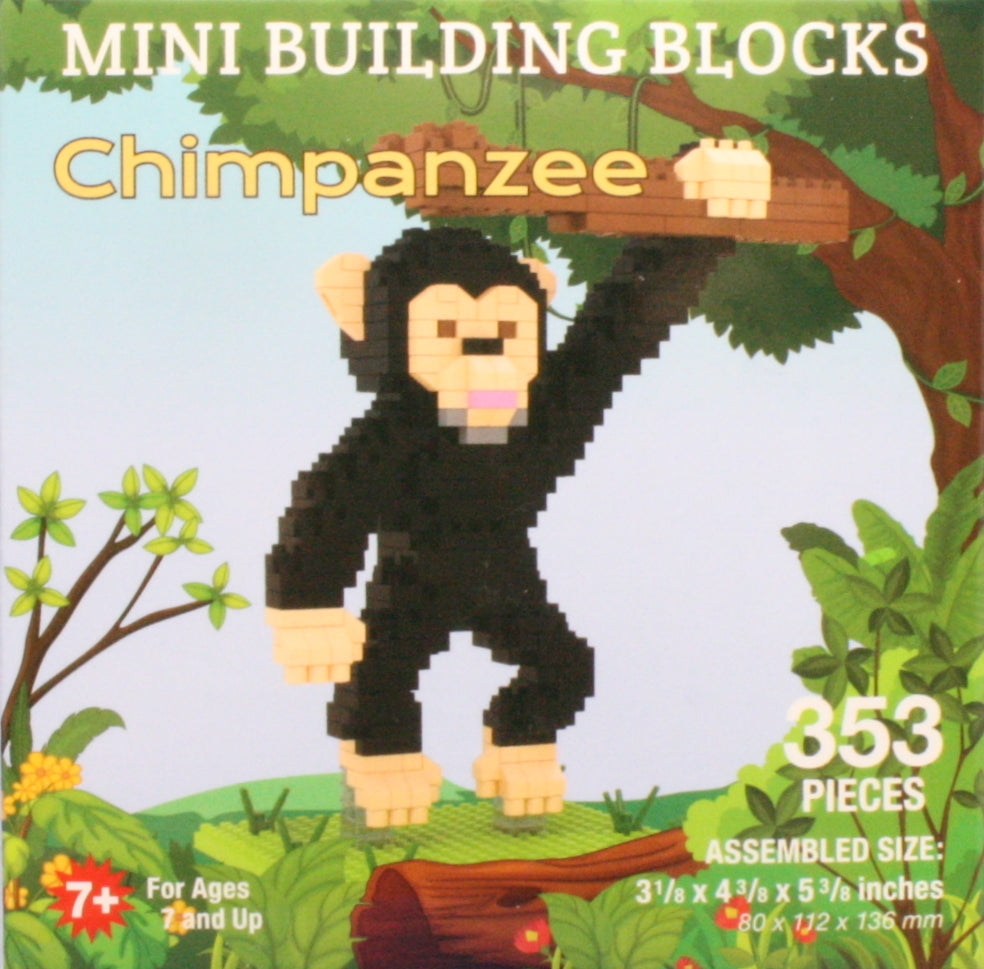 Mini bloques de construcción - Chimpancé