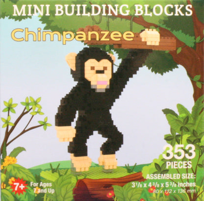 Mini bloques de construcción - Chimpancé