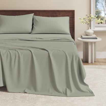 the Soft Organic Cotton Jersey Knit Bed Sheets