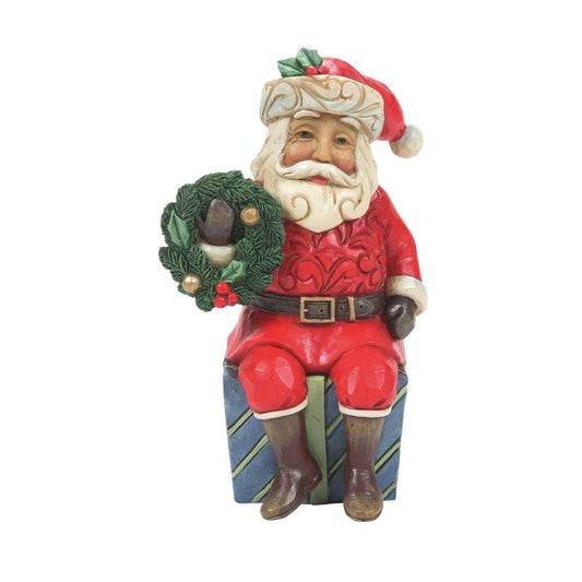 Santa Sitting on Gifts - Tampa Home & Garden Store