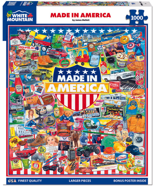 Puzzle de 1000 pièces fabriqué aux États-Unis