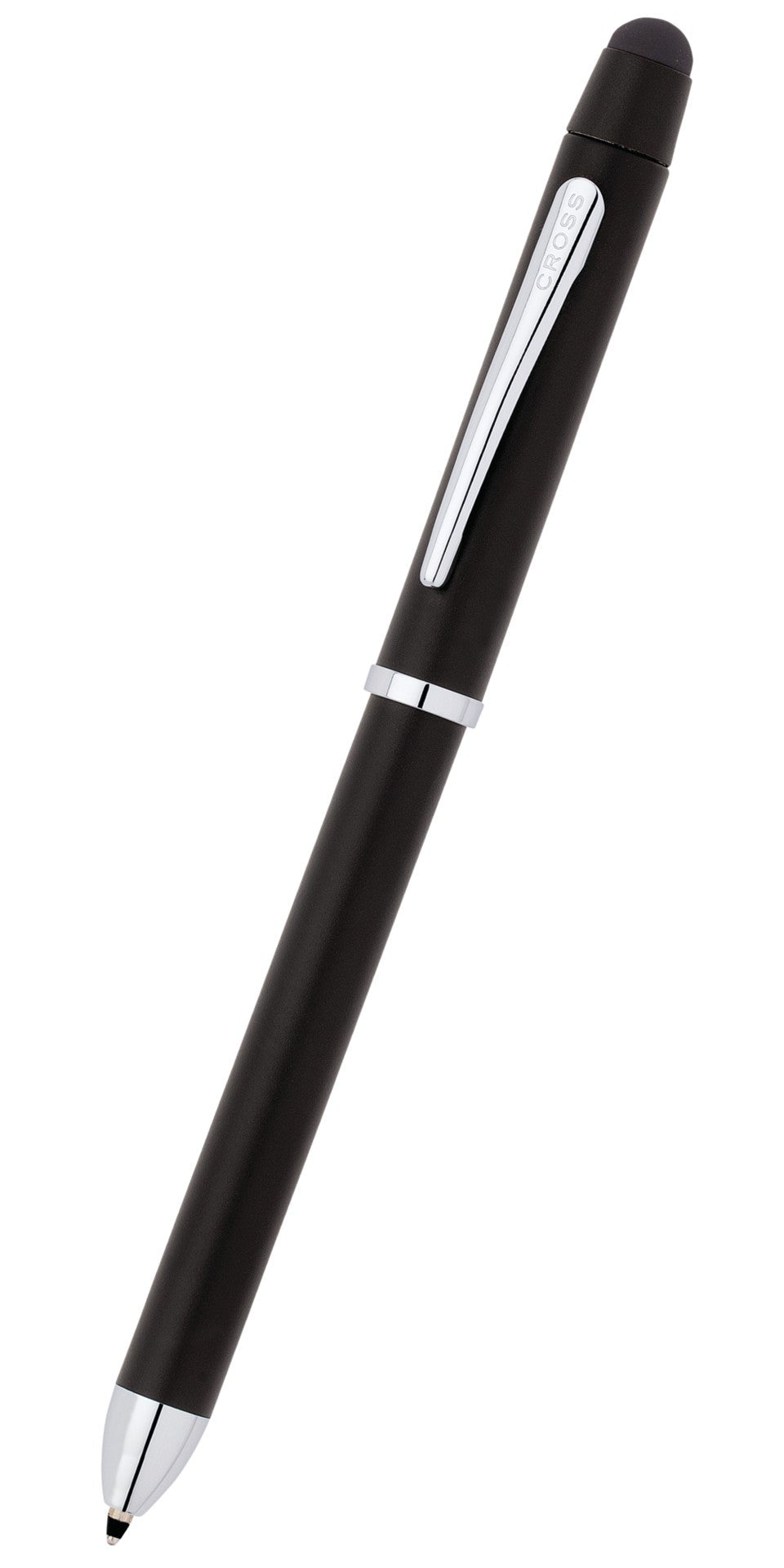 Tech3+ satin black multifunction pen with chrome clip by A.T. Cross on Tampa Home & Garden Store