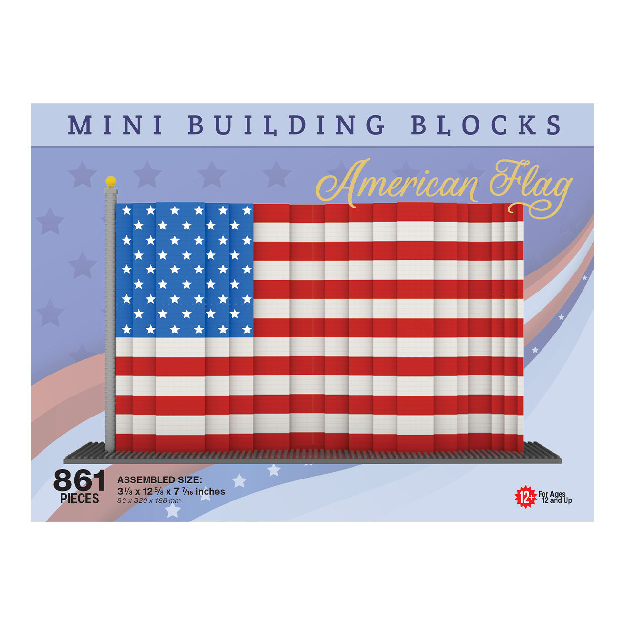 Mini blocs de construction - Drapeau américain