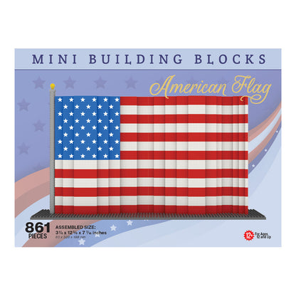 Mini blocs de construction - Drapeau américain