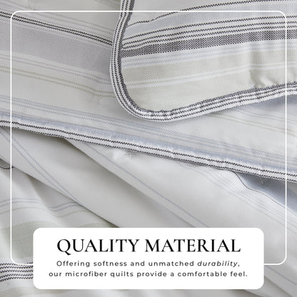 Modern Dot Stitch Quilt Set For Bedrooms
