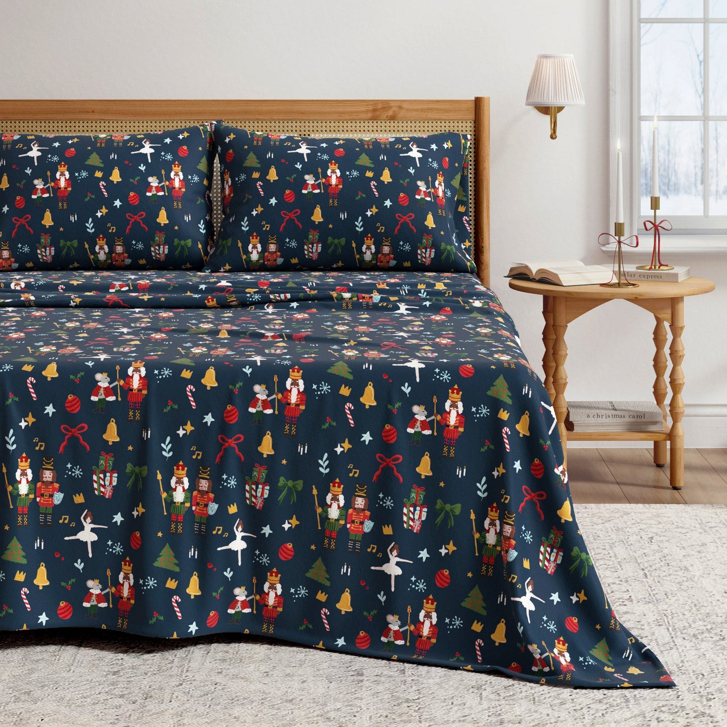 Soft and Plush Turkish Cotton Christmas Sheets