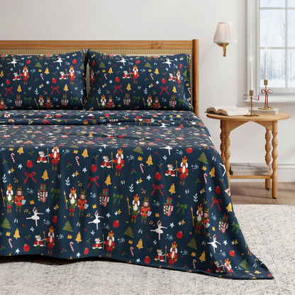 Soft and Plush Turkish Cotton Christmas Sheets