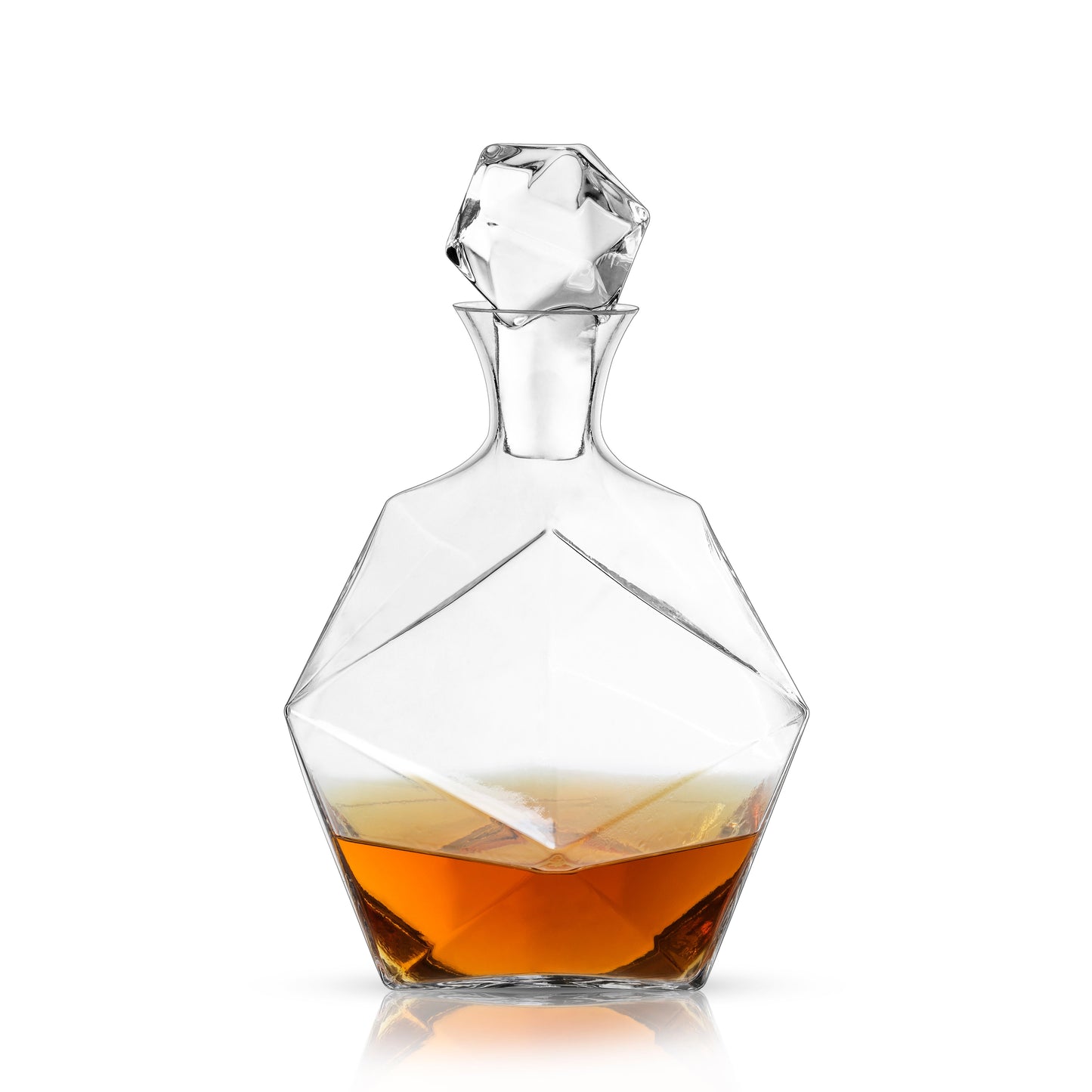 Seneca Faceted Crystal and Liquor Decanter