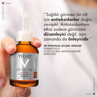 Vichy Liftactiv Vitamin C serum bottle with dropper, amber glass and white label, skincare on Tampa Home & Garden Store