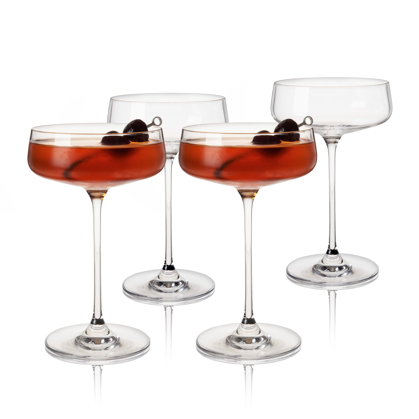 Reserve Julien Crystal Coupe Glasses Set of Four