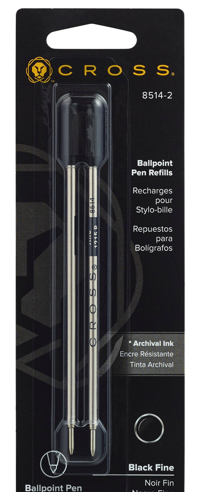 Cross ballpoint pen refills black fine dual pack on Tampa Home & Garden Store