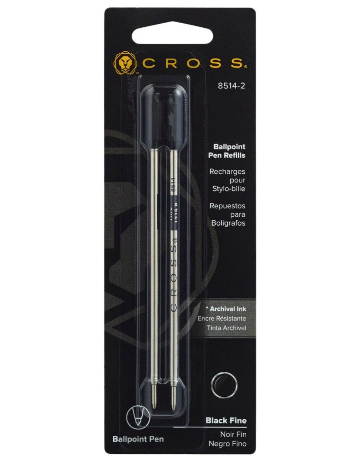Cross Ballpoint Pen Refills black fine dual pack two refills on Tampa Home & Garden Store