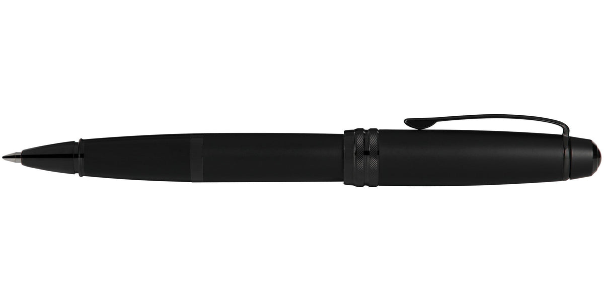 Bailey™ Matte Black Lacquer Rollerball Pen with clip on Tampa Home & Garden Store