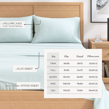 Soft and Natural Cotton Flannel Sheet Set