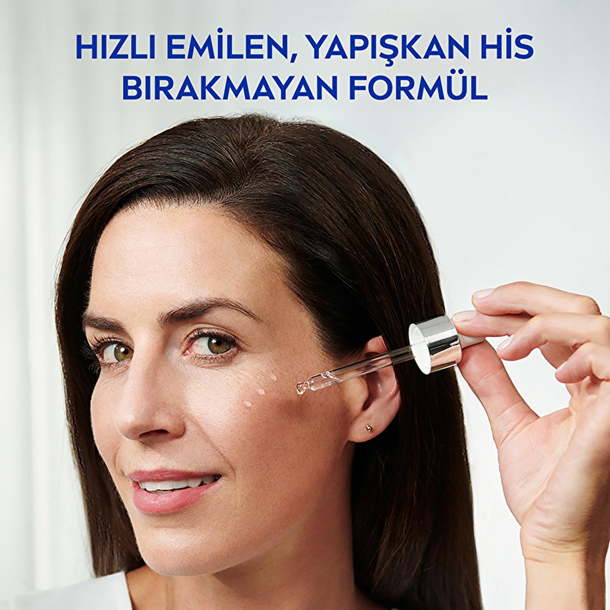 NIVEA Anti-Aging Facial Serum, hyaluronic acid plumping face serum with dropper on Tampa Home & Garden Store