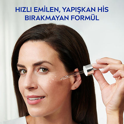 NIVEA Anti-Aging Facial Serum, hyaluronic acid plumping face serum with dropper on Tampa Home & Garden Store